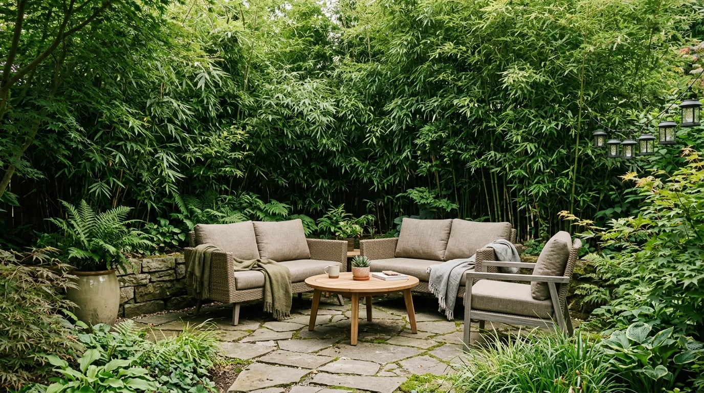 Layered Shrub Screen